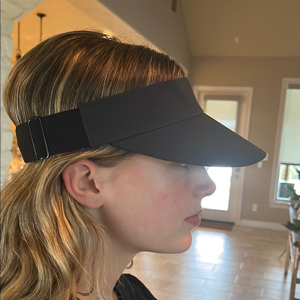 Lululemon Black Visor Hat